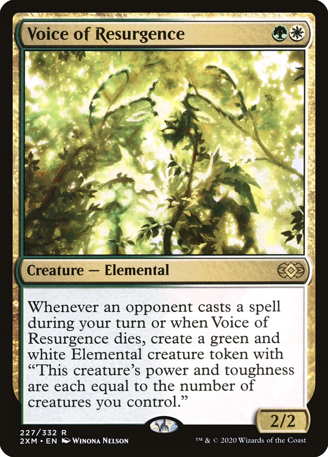 Voice of Resurgence [Double Masters] | Good Games Cannington