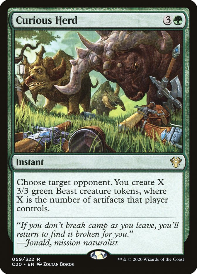 Curious Herd [Commander 2020] | Good Games Cannington