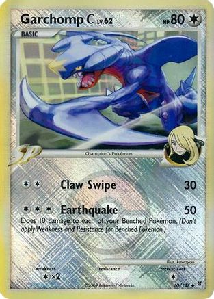 Garchomp C (60/147) (League Promo) [Platinum: Supreme Victors] | Good Games Cannington