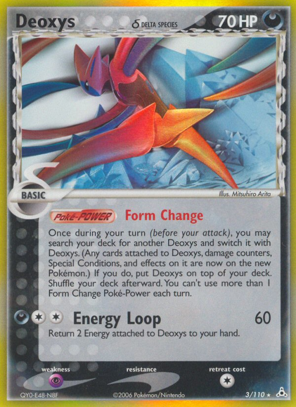 Deoxys (3/110) (Delta Species) [EX: Holon Phantoms] | Good Games Cannington