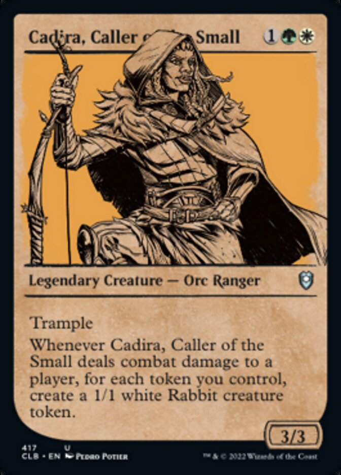 Cadira, Caller of the Small (Showcase) [Commander Legends: Battle for Baldur's Gate] | Good Games Cannington