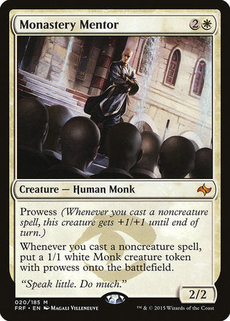 Monastery Mentor [Fate Reforged] | Good Games Cannington