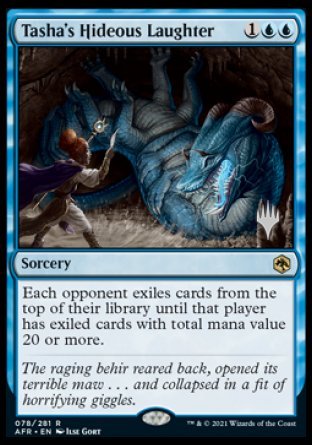 Tasha's Hideous Laughter (Promo Pack) [Dungeons & Dragons: Adventures in the Forgotten Realms Promos] | Good Games Cannington