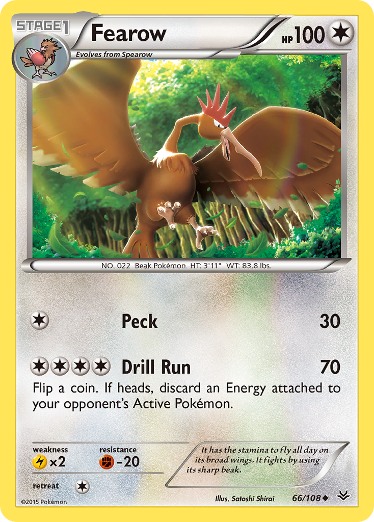 Fearow (66/108) [XY: Roaring Skies] | Good Games Cannington