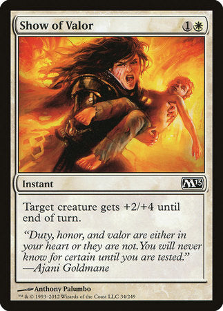 Show of Valor [Magic 2013] | Good Games Cannington