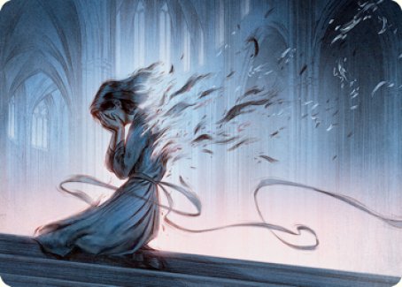Fading Hope Art Card [Innistrad: Midnight Hunt Art Series] | Good Games Cannington