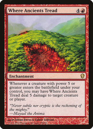 Where Ancients Tread [Commander 2013] | Good Games Cannington