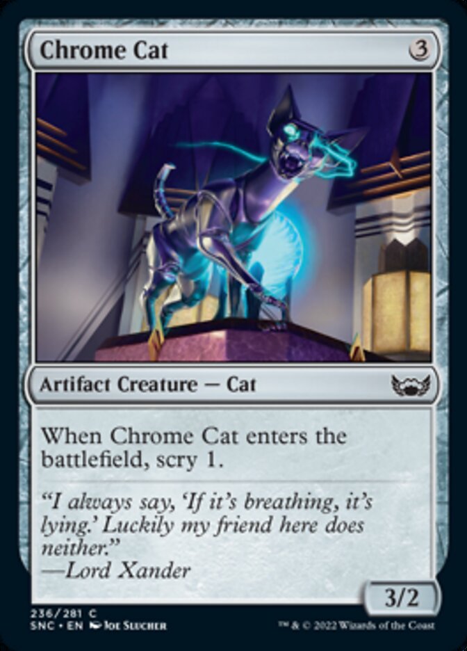 Chrome Cat [Streets of New Capenna] | Good Games Cannington