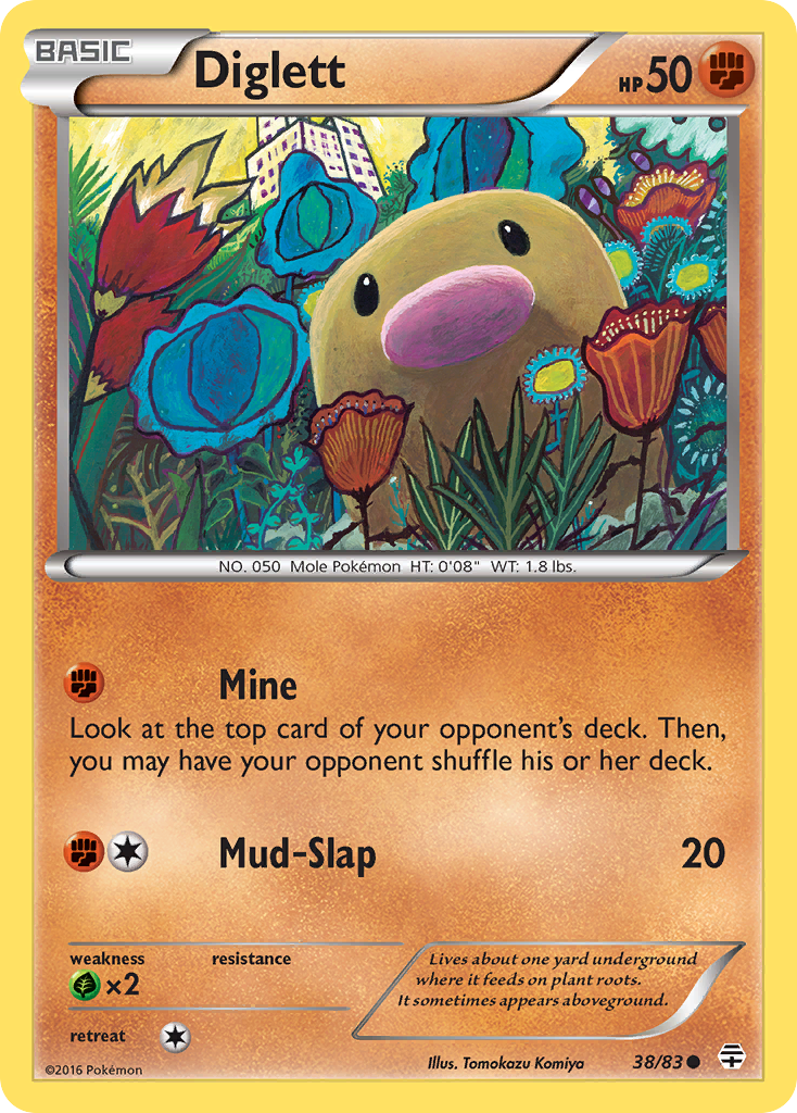 Diglett (38/83) [XY: Generations] | Good Games Cannington