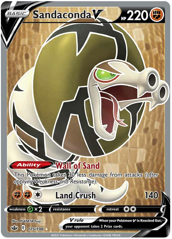 Sandaconda V (175/198) [Sword & Shield: Chilling Reign] | Good Games Cannington