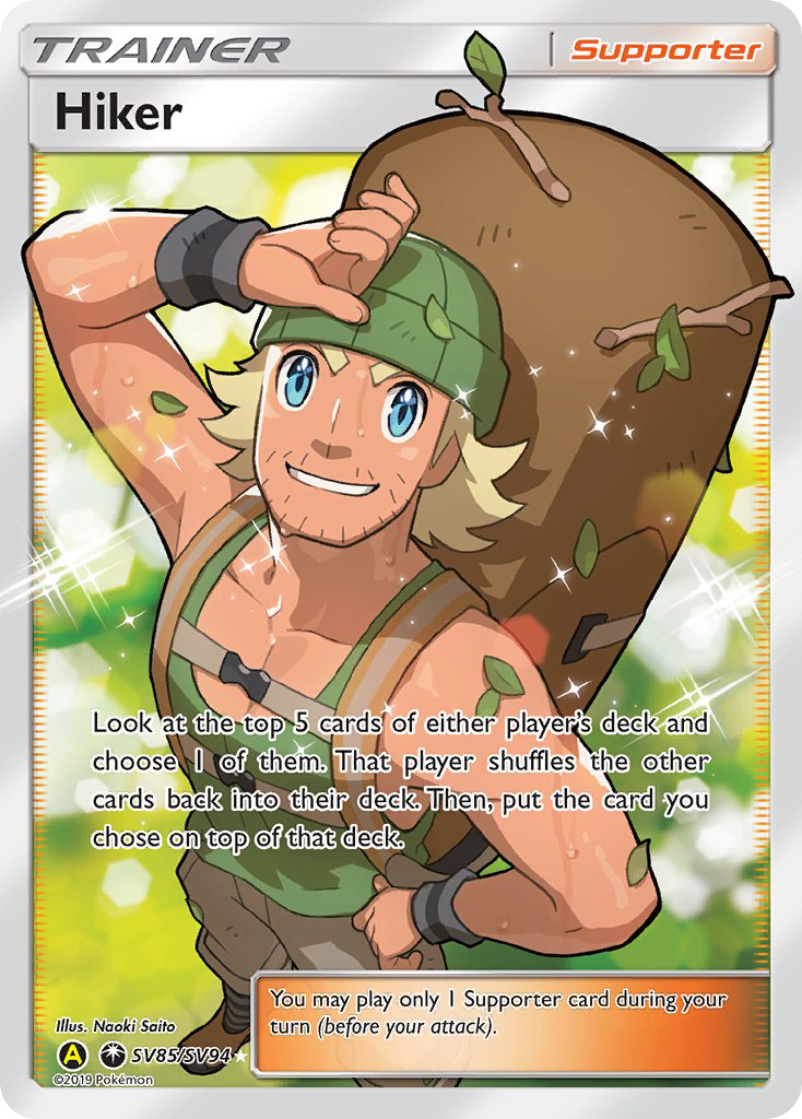 Hiker (SV85/SV94) [Sun & Moon: Hidden Fates - Shiny Vault] | Good Games Cannington
