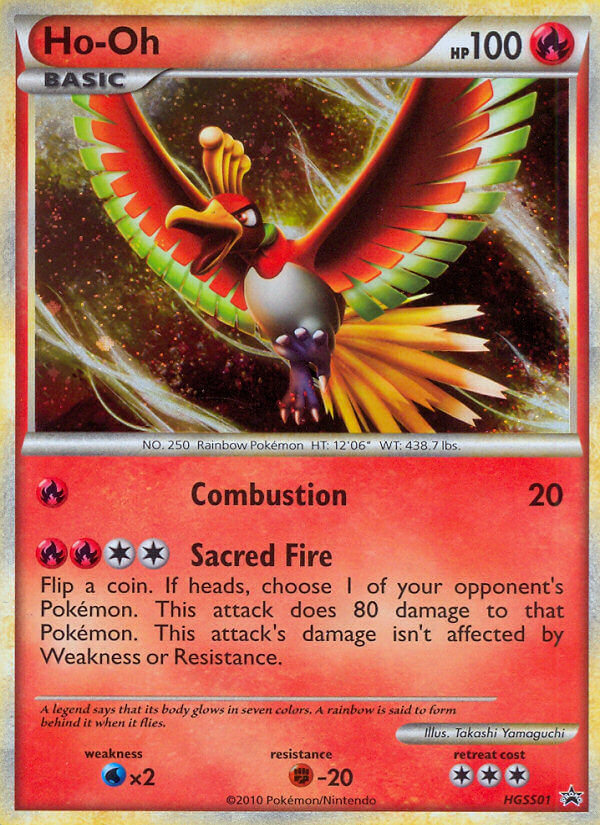 Ho-Oh (HGSS01) [HeartGold & SoulSilver: Black Star Promos] | Good Games Cannington