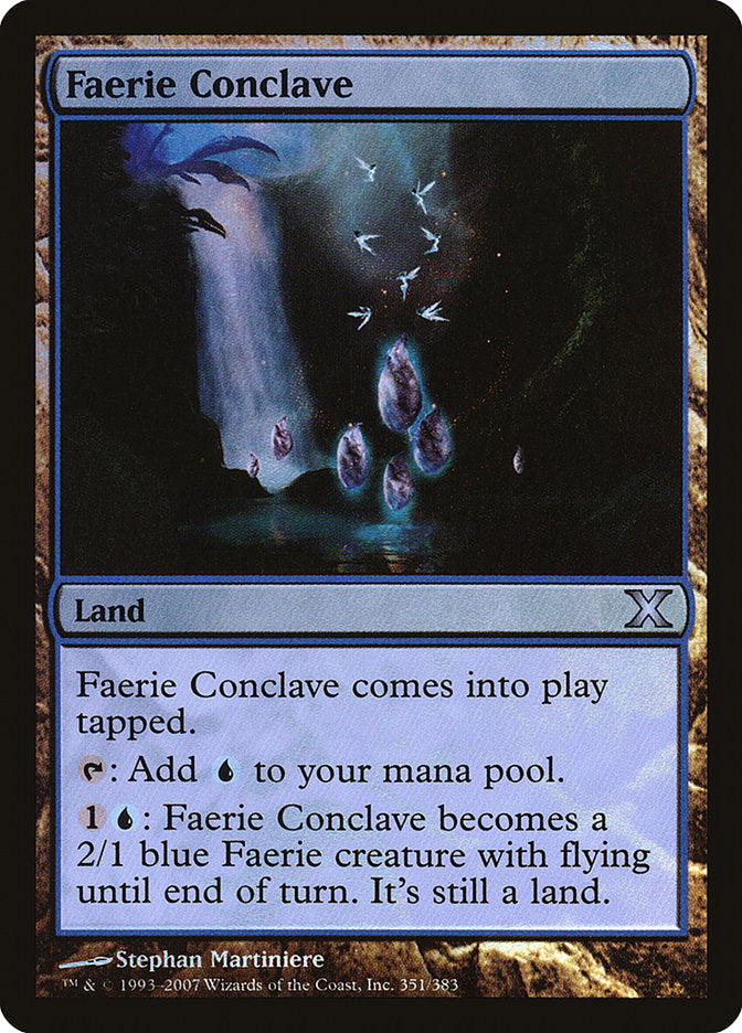 Faerie Conclave (Premium Foil) [Tenth Edition] | Good Games Cannington