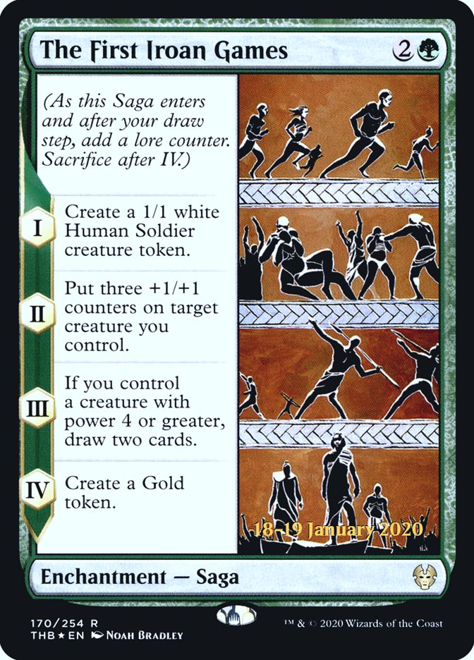 The First Iroan Games [Theros Beyond Death Prerelease Promos] | Good Games Cannington