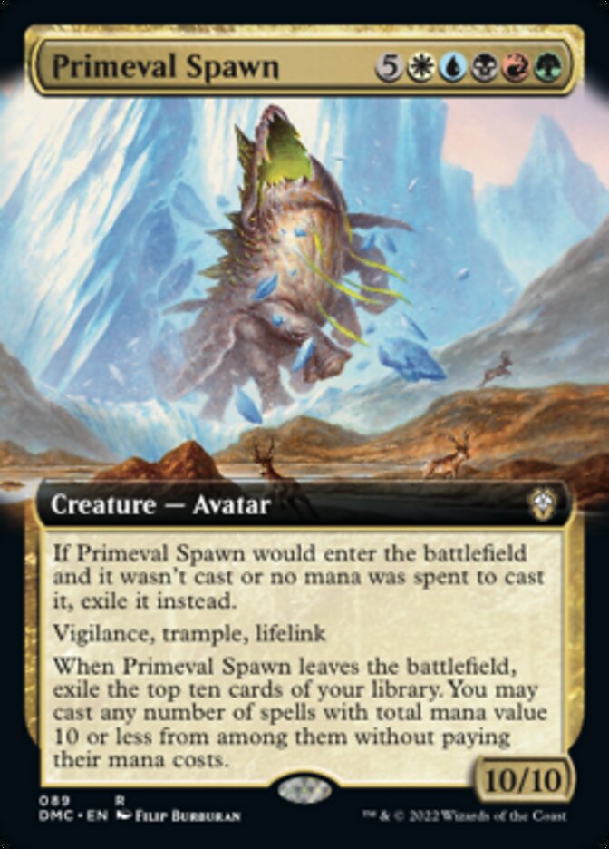 Primeval Spawn (Extended Art) [Dominaria United Commander] | Good Games Cannington
