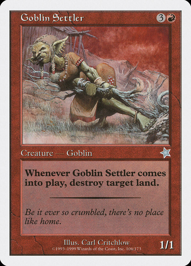 Goblin Settler [Starter 1999] | Good Games Cannington