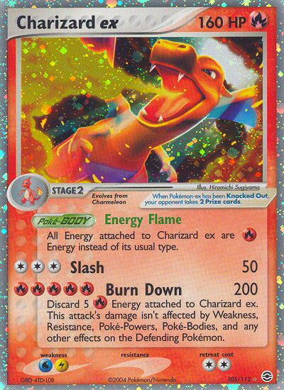 Charizard ex (105/112) [EX: FireRed & LeafGreen] | Good Games Cannington
