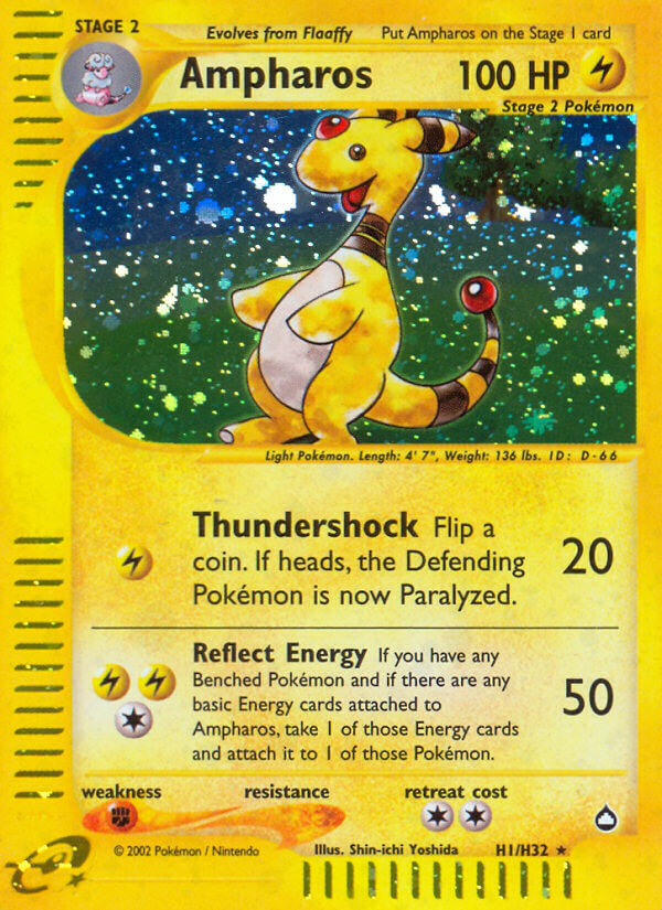 Ampharos (H1/H32) [Aquapolis] | Good Games Cannington