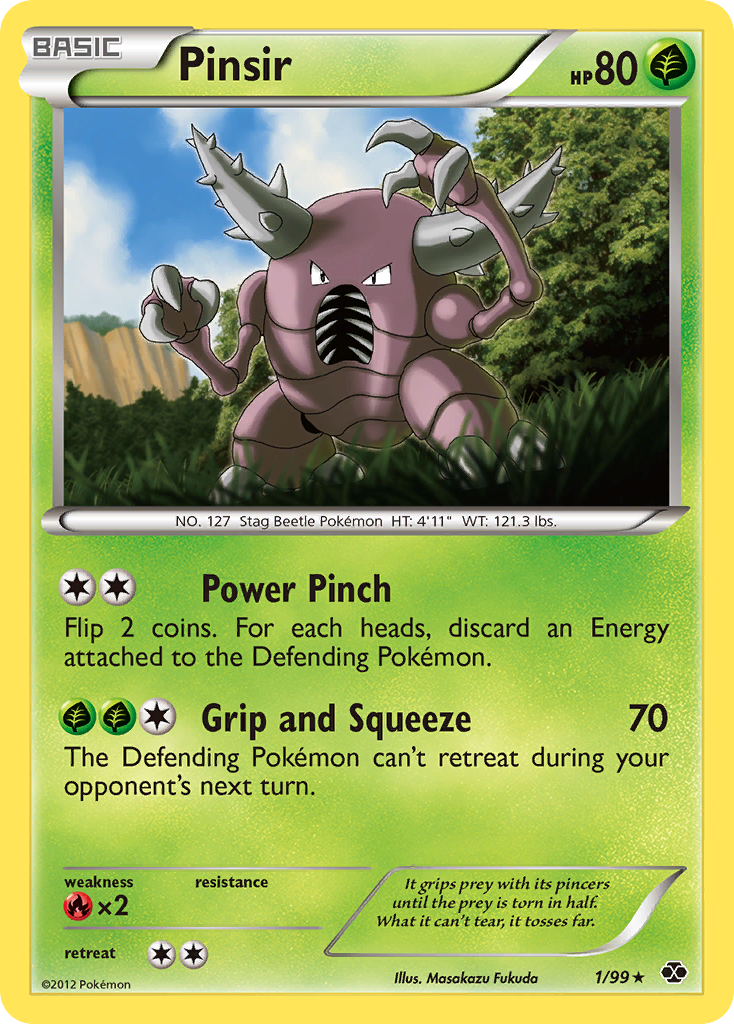 Pinsir (1/99) [Black & White: Next Destinies] | Good Games Cannington