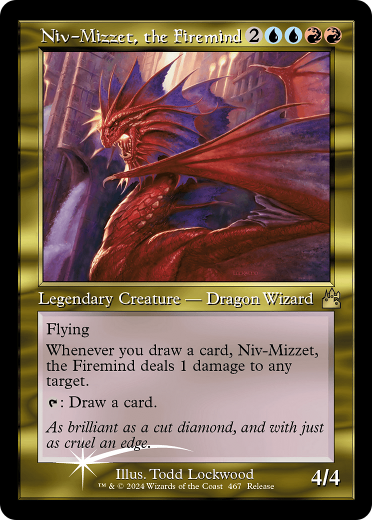 Niv-Mizzet, the Firemind (Retro Frame) [Ravnica Remastered] | Good Games Cannington