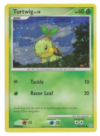 Turtwig (103/130) (Cosmos Holofoil) [Diamond & Pearl: Base Set] | Good Games Cannington