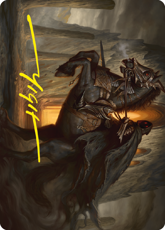 Nazgul Art Card (Gold-Stamped Signature) [The Lord of the Rings: Tales of Middle-earth Art Series] | Good Games Cannington