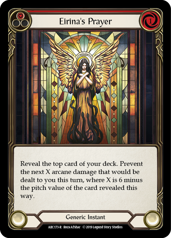 Eirina's Prayer (Red) [ARC173-R] 1st Edition Rainbow Foil | Good Games Cannington