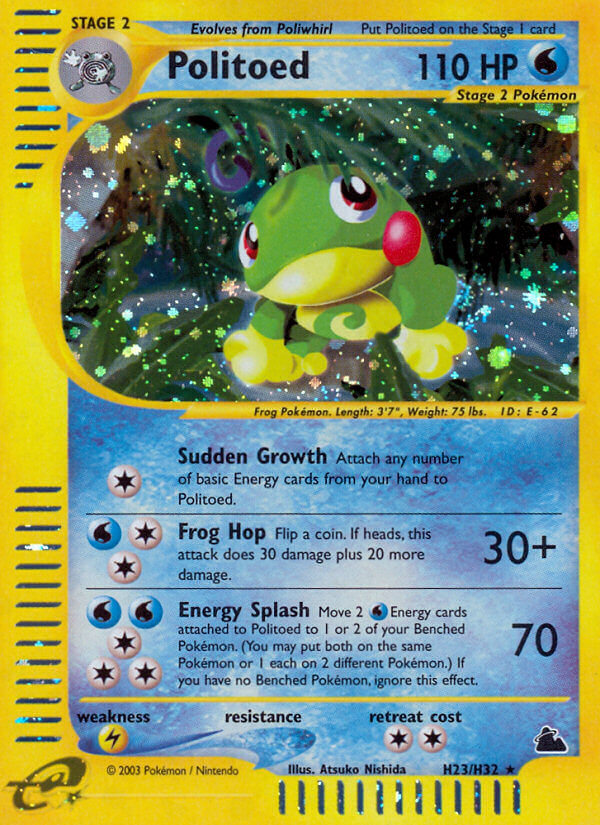Politoed (H23/H32) [Skyridge] | Good Games Cannington