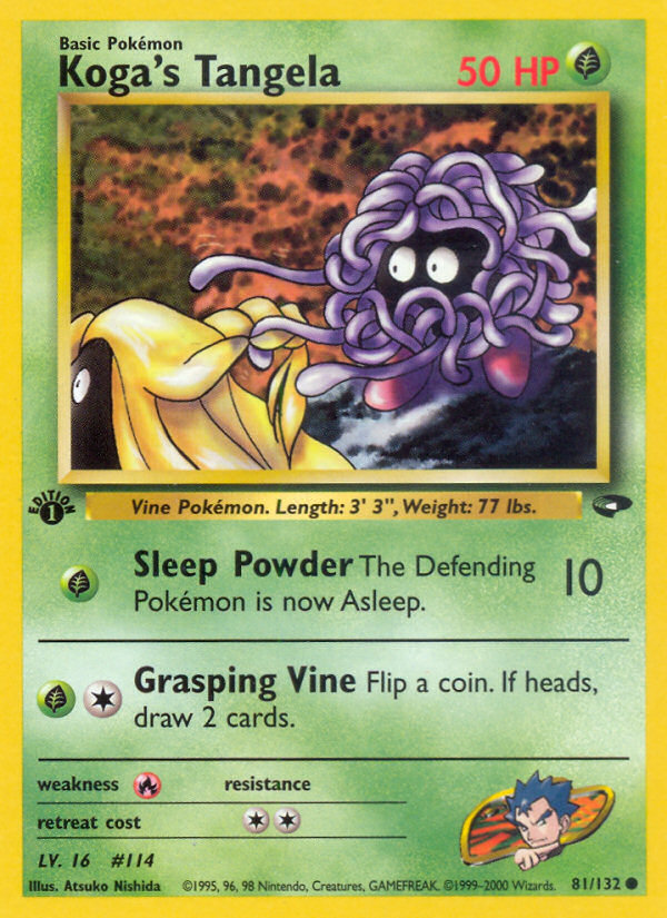 Koga's Tangela (81/132) [Gym Challenge 1st Edition] | Good Games Cannington