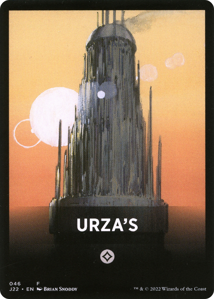 Urza's Theme Card [Jumpstart 2022 Front Cards] | Good Games Cannington