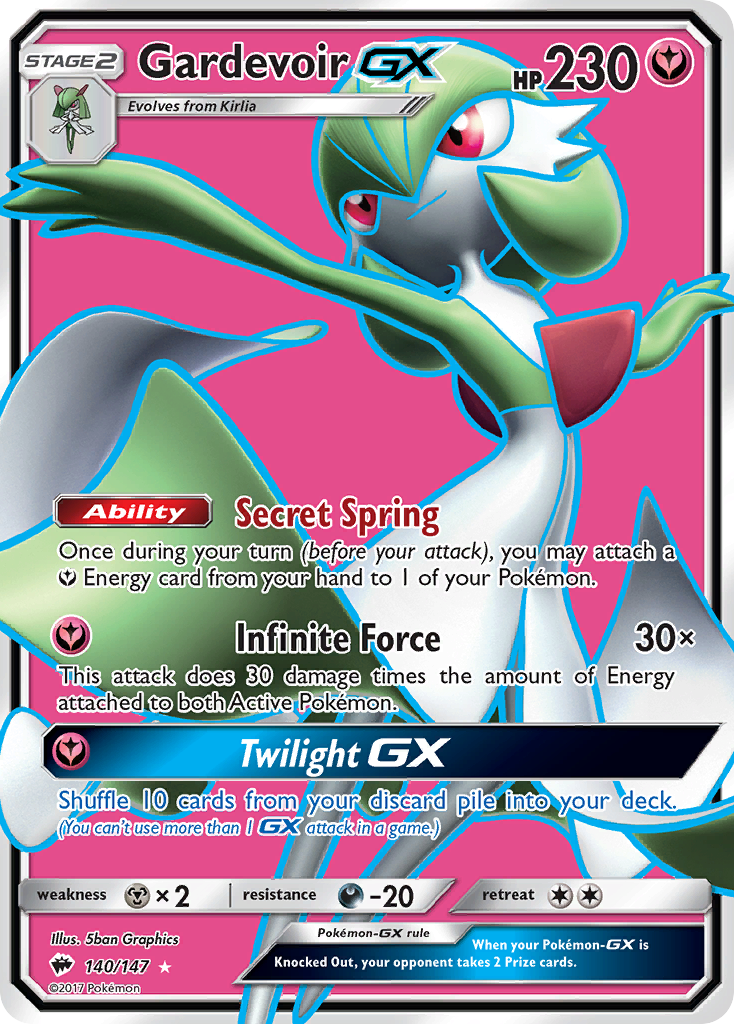 Gardevoir GX (140/147) [Sun & Moon: Burning Shadows] | Good Games Cannington