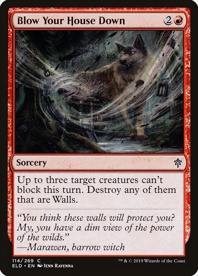 Blow Your House Down [Throne of Eldraine] | Good Games Cannington