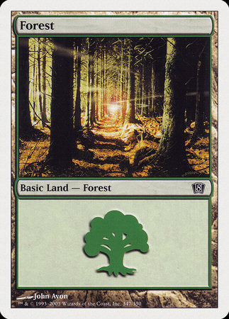 Forest (347) [Eighth Edition] | Good Games Cannington