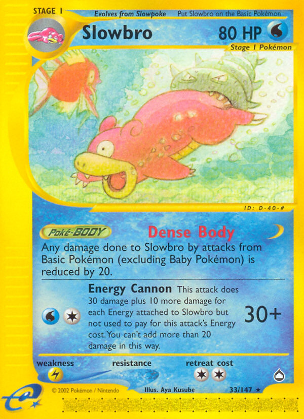 Slowbro (33/147) [Aquapolis] | Good Games Cannington