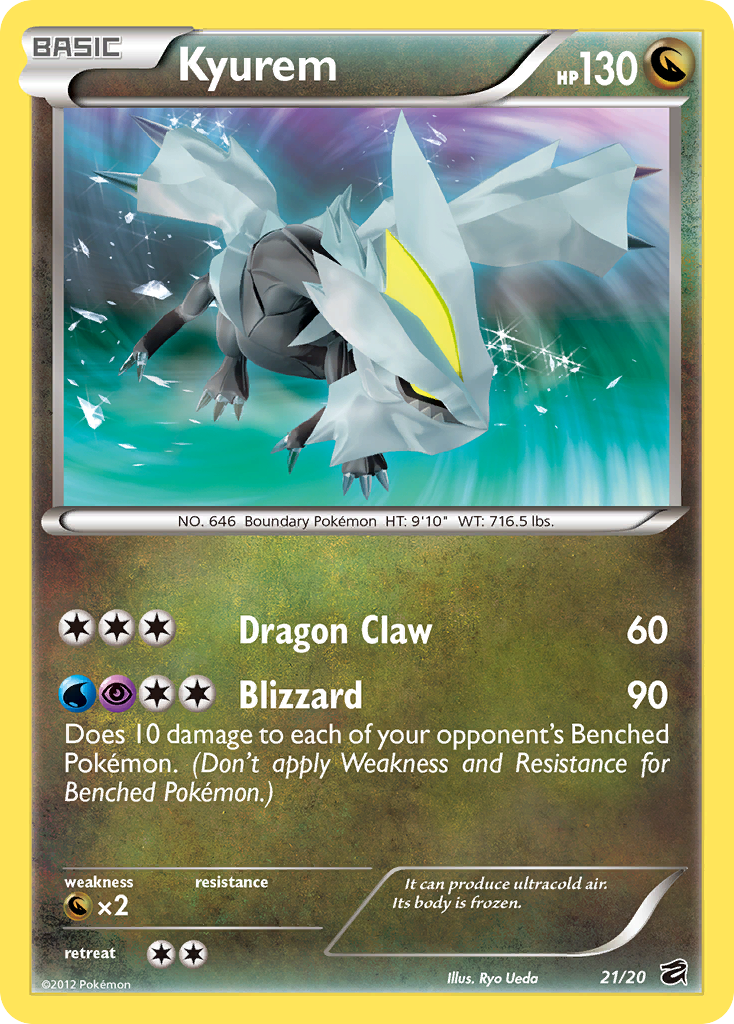 Kyurem (21/20) [Black & White: Dragon Vault] | Good Games Cannington