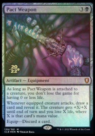 Pact Weapon [Commander Legends: Battle for Baldur's Gate Prerelease Promos] | Good Games Cannington