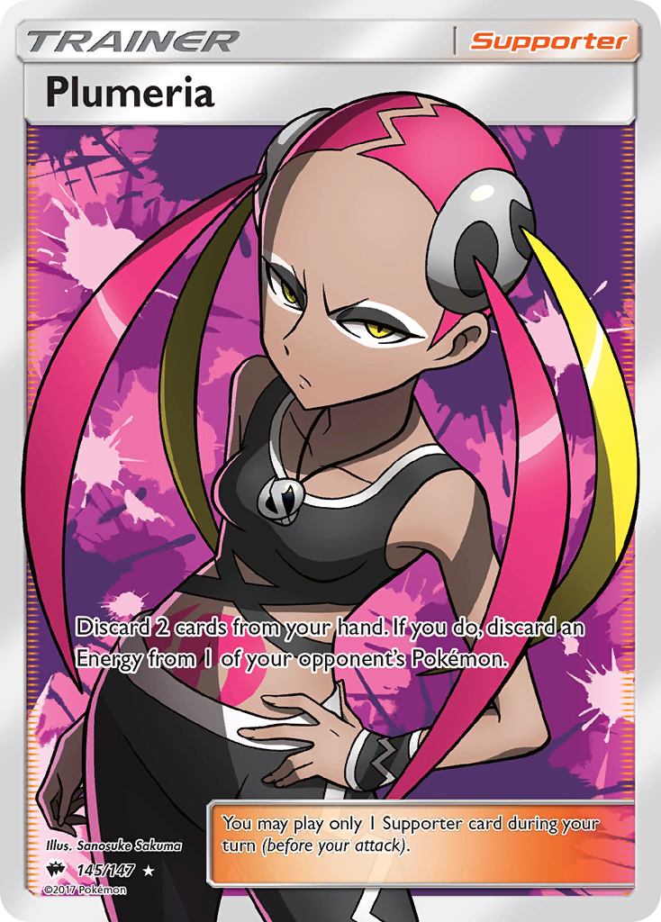 Plumeria (145/147) [Sun & Moon: Burning Shadows] | Good Games Cannington