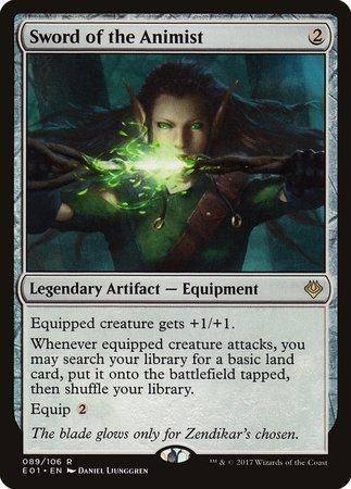 Sword of the Animist [Archenemy: Nicol Bolas] | Good Games Cannington