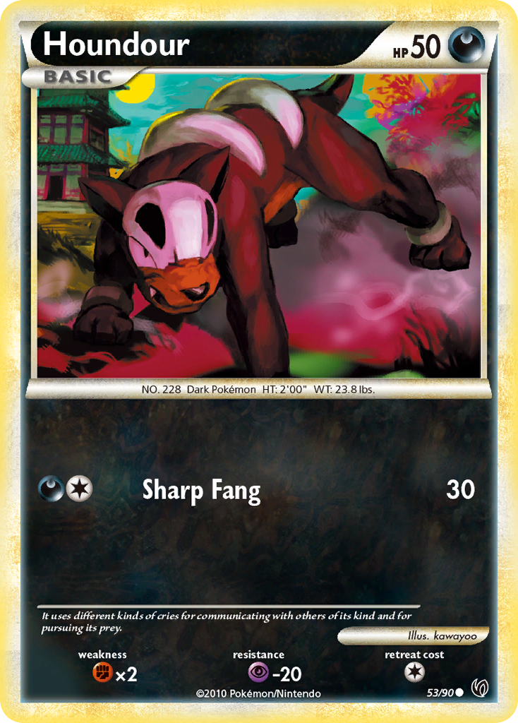 Houndour (53/90) [HeartGold & SoulSilver: Undaunted] | Good Games Cannington