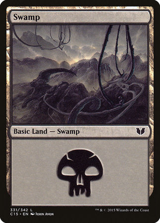 Swamp (331) [Commander 2015] | Good Games Cannington
