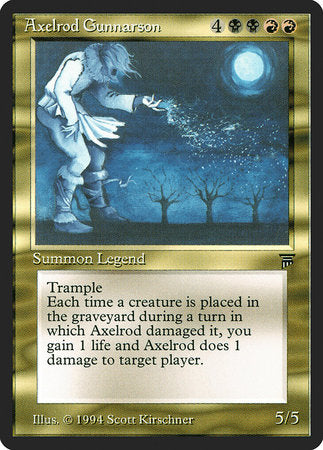 Axelrod Gunnarson [Legends] | Good Games Cannington