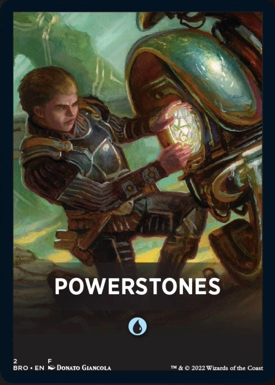 Powerstones Theme Card [The Brothers' War Tokens] | Good Games Cannington