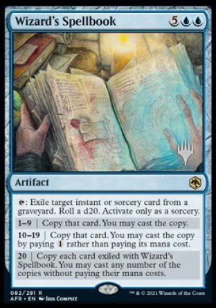Wizard's Spellbook (Promo Pack) [Dungeons & Dragons: Adventures in the Forgotten Realms Promos] | Good Games Cannington