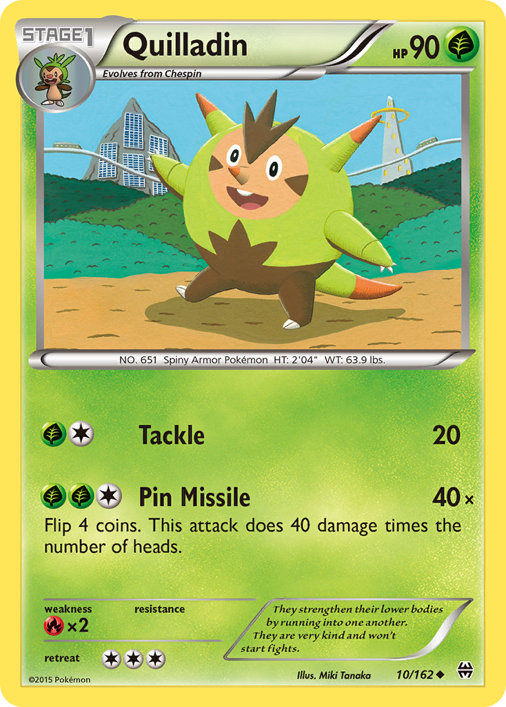 Quilladin (10/162) [XY: BREAKthrough] | Good Games Cannington