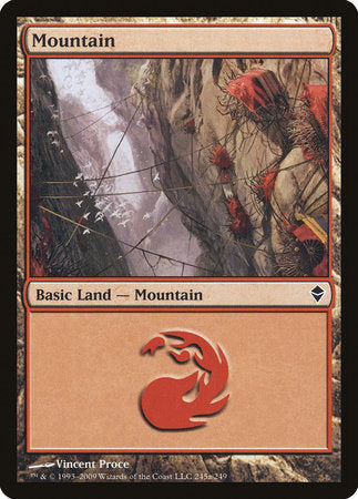Mountain (245a) [Zendikar] | Good Games Cannington