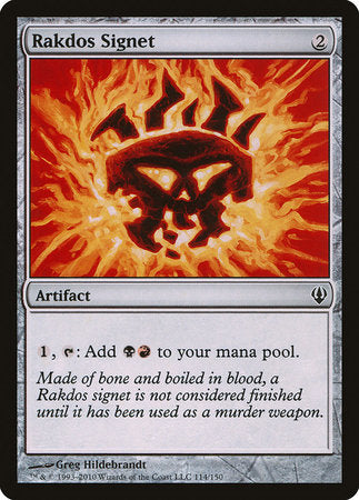 Rakdos Signet [Archenemy] | Good Games Cannington