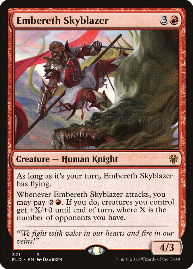 Embereth Skyblazer [Throne of Eldraine] | Good Games Cannington