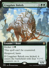 Cragplate Baloth (Extended Art) [Zendikar Rising] | Good Games Cannington