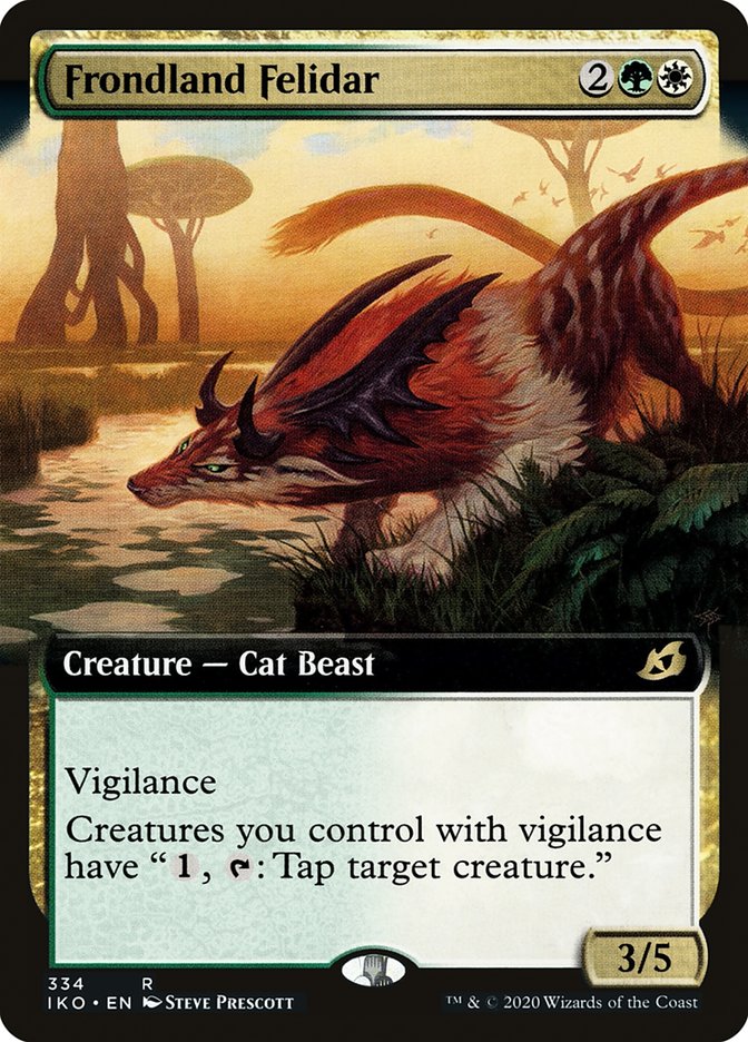 Frondland Felidar (Extended Art) [Ikoria: Lair of Behemoths] | Good Games Cannington