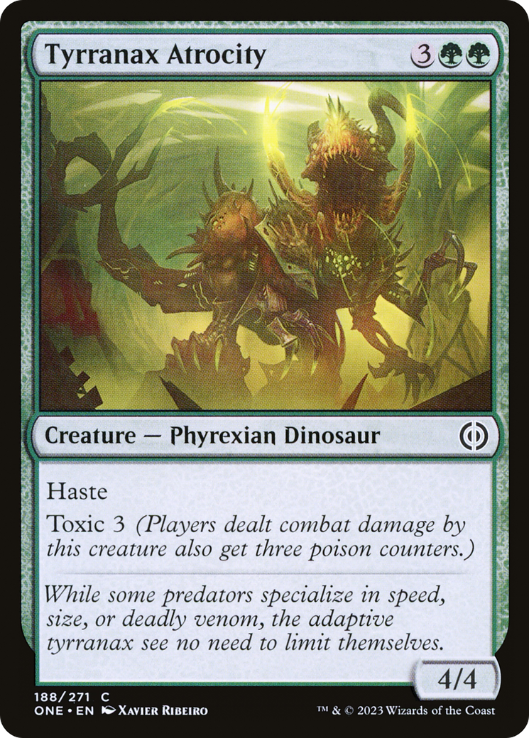 Tyrranax Atrocity [Phyrexia: All Will Be One] | Good Games Cannington